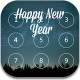 Happy New Year password Lock icon
