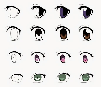 How to Draw Anime Eyes - for Beginners 