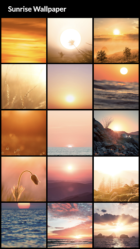 Android application Sunrise Wallpapers screenshort