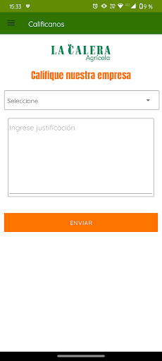 Android application RECURSOS HUMANOS - CALERA screenshort