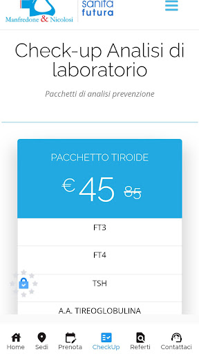 Android application MyCalatafimiMed screenshort