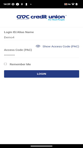 GVC Mobile App Screen 2