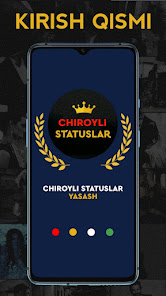 Chiroyli Statuslar Yasash 1.1 APK + Мод (Unlimited money) за Android