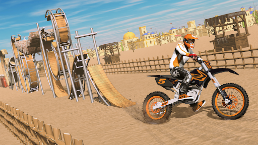 Android application Bike Games: Stunt Racing Games screenshort