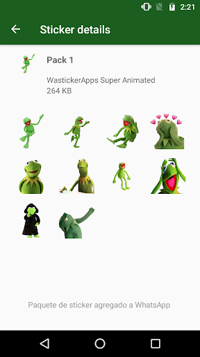 Kermit Memes WASticker Screen 3