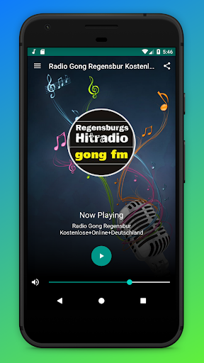 Android application Gong FM Regensburg Radio App screenshort