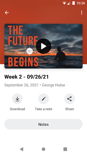 The Shoreline Church App Screen 3