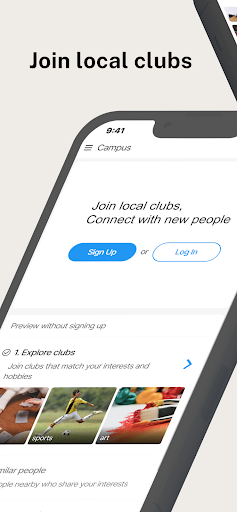 Android application 3rd Space - Local Clubs screenshort