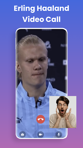 Erling Haaland Fake Call Screen 2