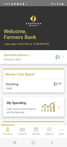 Android application The Farmers Bank Carnegie, OK screenshort