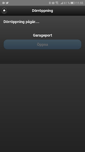 Android application Amido Dörröppning screenshort