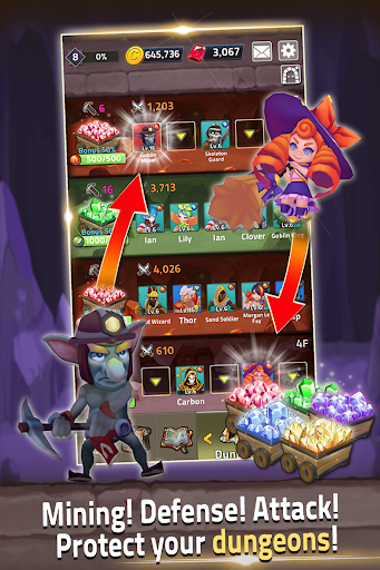 Dungeon Manager : Mine King - Role Playing - games