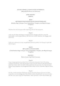 KUHP - Hukum Perdata (PDF)