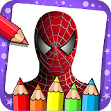 amazing spider coloring Man's game icon