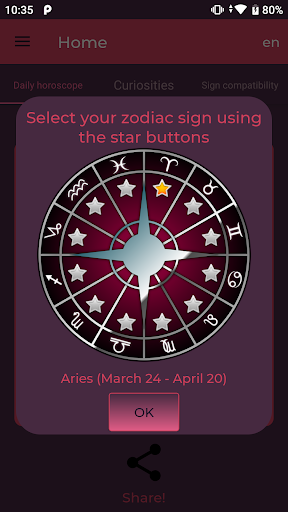 Definitive Horoscope Screen 3