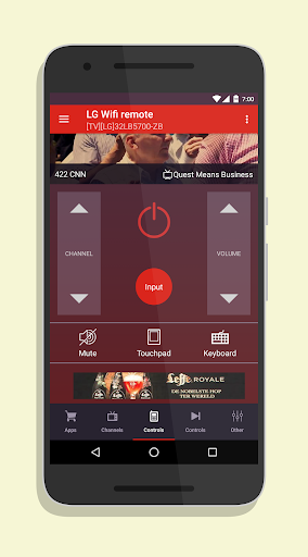 Android application Smart TV Remote for LG SmartTV screenshort