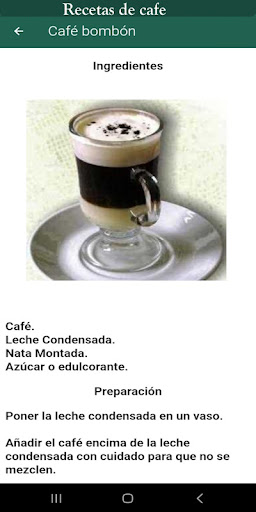 100 Recetas de café Screenshot