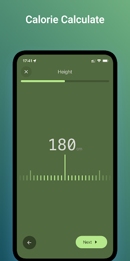 Fitness & Health Calculator Screen 2