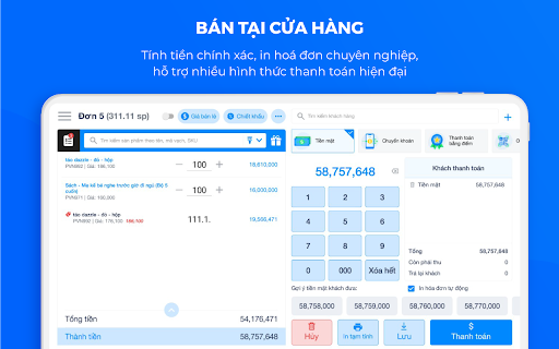 Android application Sapo - Máy Bán Hàng screenshort