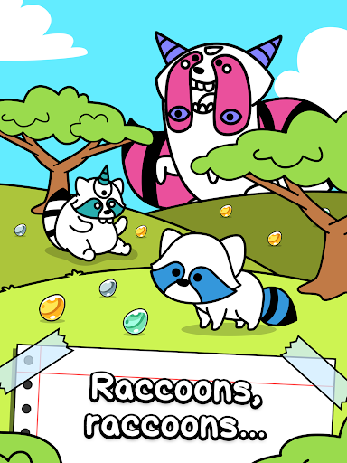 Raccoon Evolution - Make Cute Mutant Coons apkpoly screenshots 5