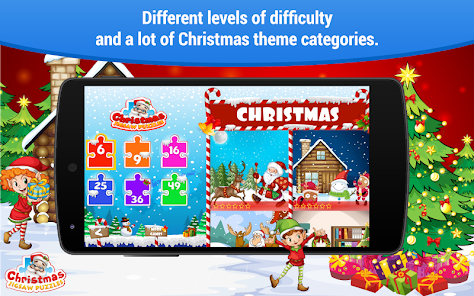 Captura de Pantalla 9 Christmas games: Kids Puzzles android