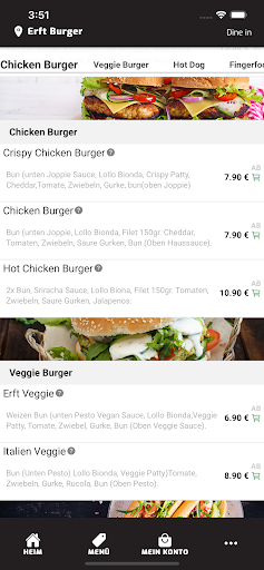 Erft Burger Screen 3