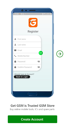 Android application Get GSM | Mobile Tools Store screenshort