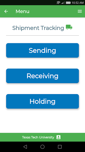 Shipment Tracking Screen 2