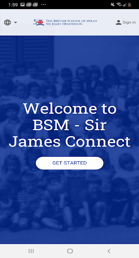 BSM Sir James Connect Screen 2