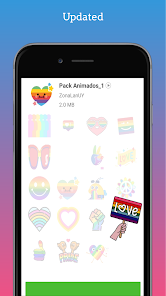 Captura de Pantalla 16 Stickers LGBT android