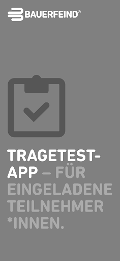 Android application Bauerfeind Tragetest-App screenshort