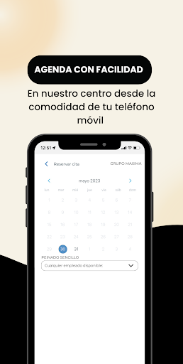 Android application Grupo Maxima screenshort