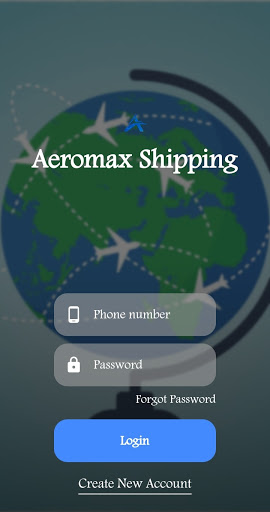 Android application AeromaX Shipping screenshort