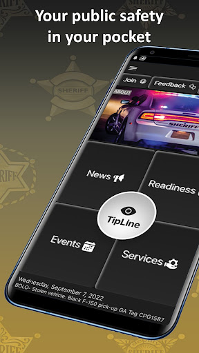 Android application MySheriff screenshort