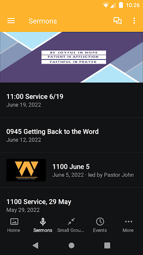 WBC Waynesville Screen 2