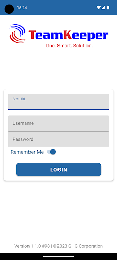 Android application TeamKeeper Mobile screenshort