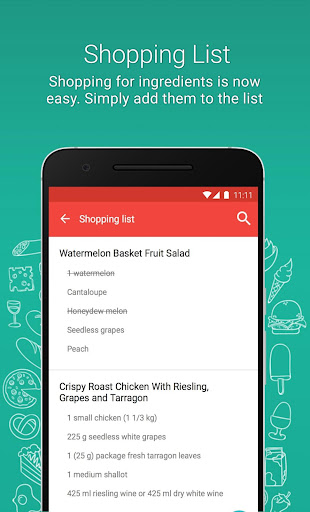 Screenshot of Russian food recipes