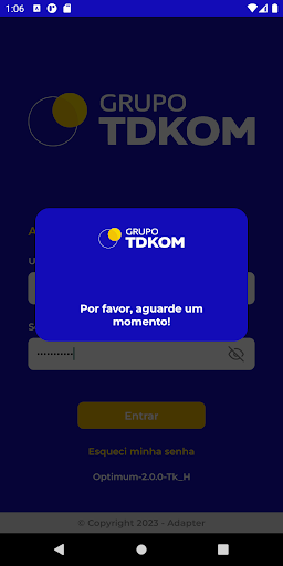 Android application Minha TDKOM screenshort