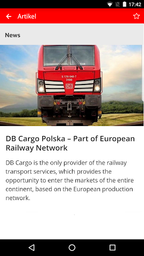 Android application myDBCARGOpl screenshort