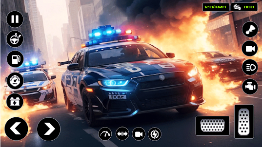 American Police Car Chase Game