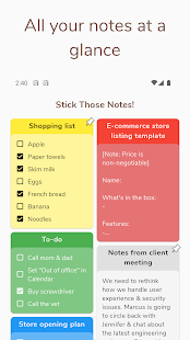 Stick Those Notes! Varies with device APK screenshots 1