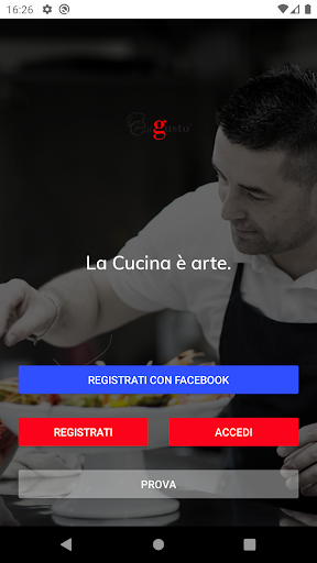 ConGusto Screen 2