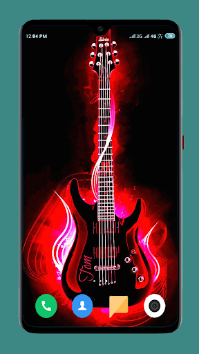 Android application Guitar Wallpaper 4K screenshort