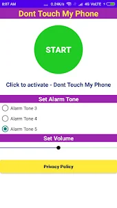 Don't Touch My Phone - Alarm