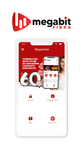 Android application Megaclube screenshort