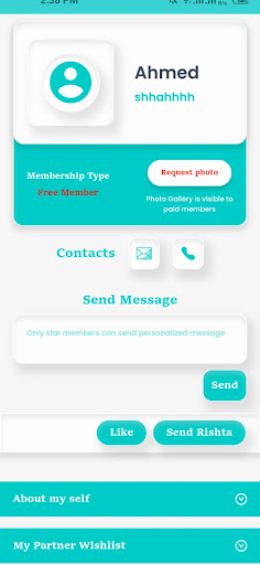 Shadi.com Screen 3