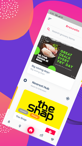 Broccolin - Food and Grocery Delivery App