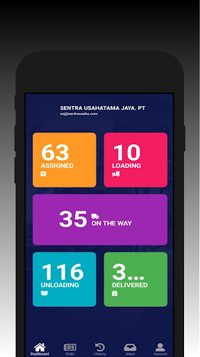 Android application CGL CUSTOMER screenshort