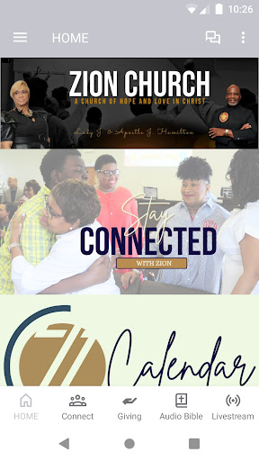 Android application Zion Church - AL screenshort