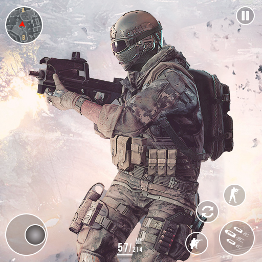 Modern Commando Warfare Combat Logo